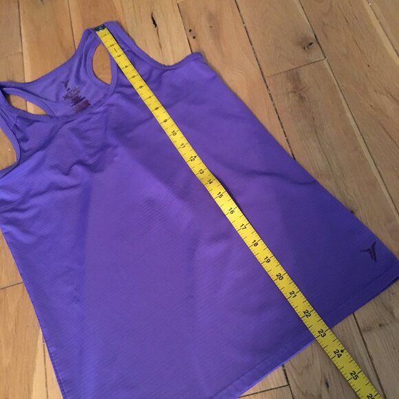 Purple Striped Racerback Tank Top - Picture 14 of 14